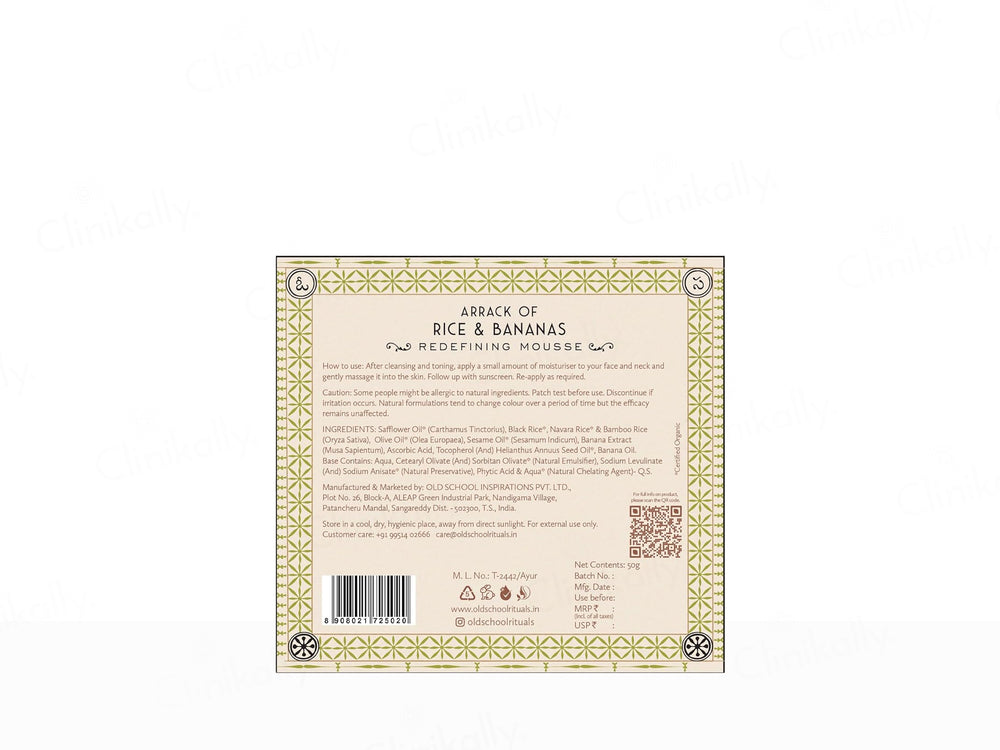 Old School Arrack Of Rice & Bananas Redefining Mousse