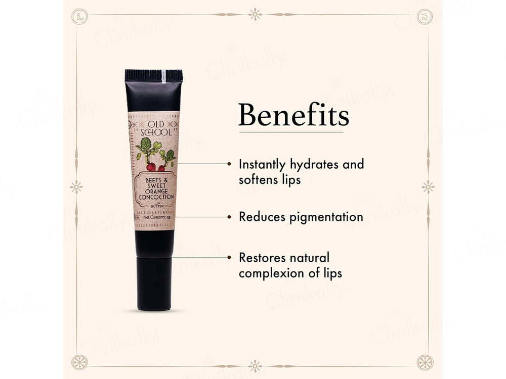 Old School Beets & Sweet Orange Concoction Lip Butter