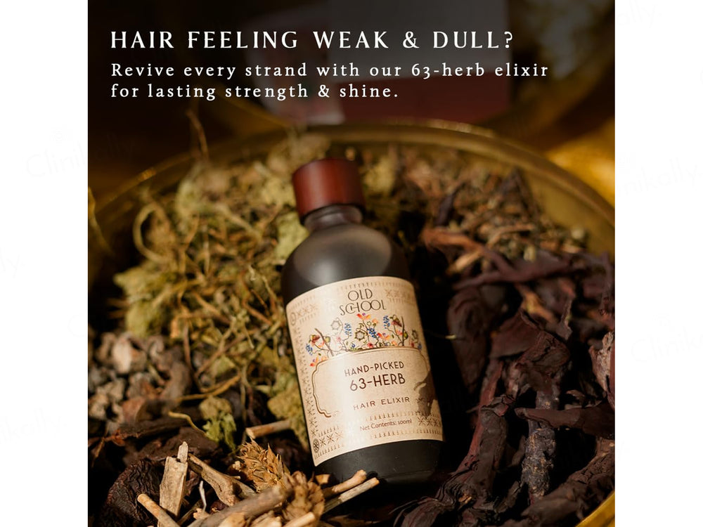 Old School Hand-Picked 63-Herb Hair Elixir