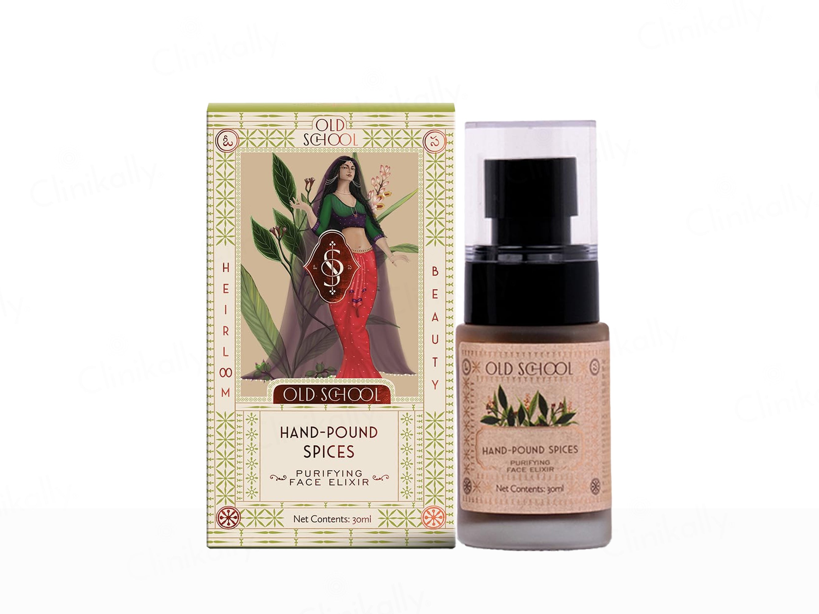 Old School Hand-Pound Spices Purifying Face Elixir