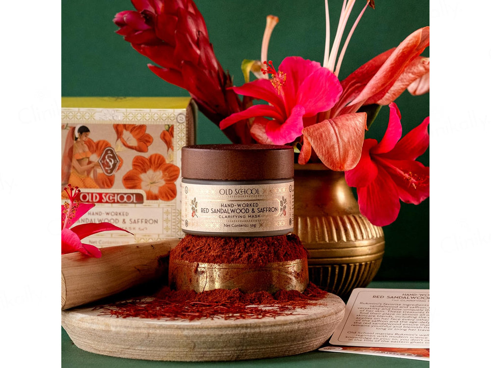 Old School Hand-Worked Red Sandalwood & Saffron Clarifying Mask
