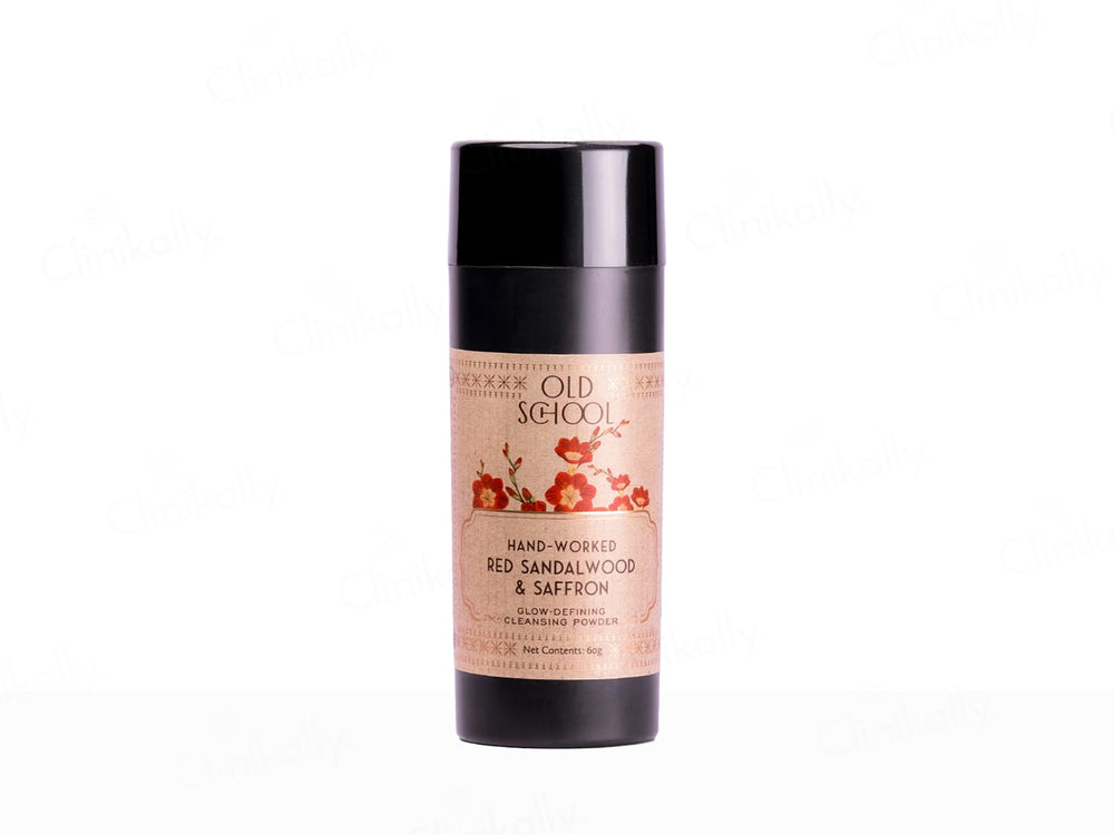 Old School Hand-Worked Red Sandalwood & Saffron Glow-Defining Cleansing Powder
