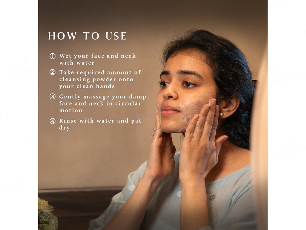 Old School Hand-Worked Red Sandalwood & Saffron Glow-Defining Cleansing Powder