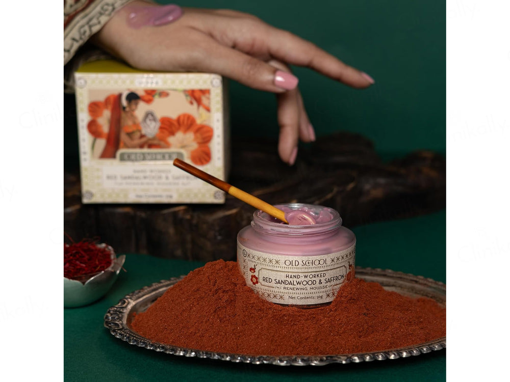 Old School Hand-Worked Red Sandalwood & Saffron Renewing Mousse
