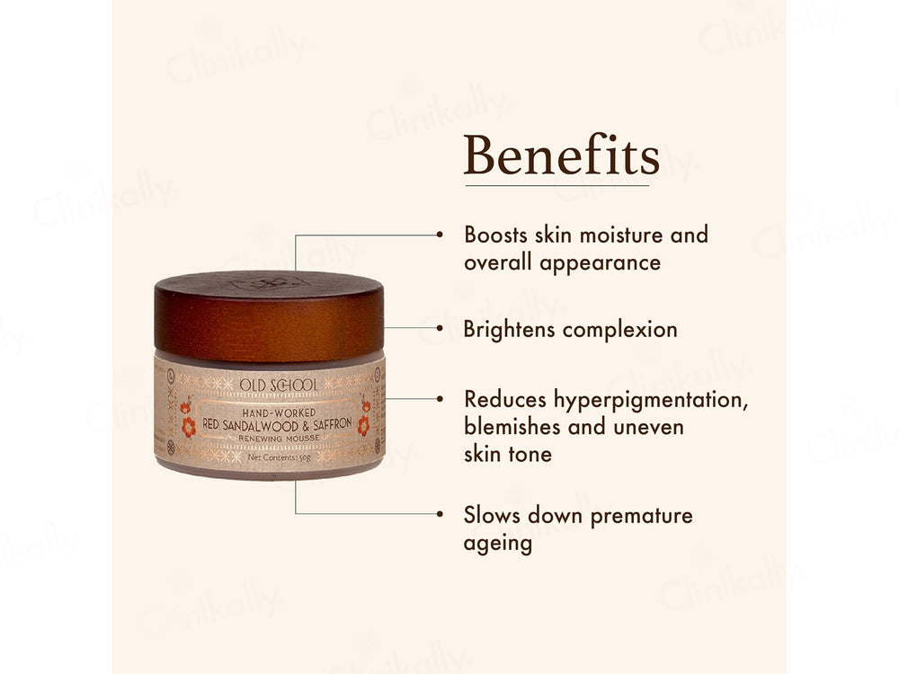 Old School Hand-Worked Red Sandalwood & Saffron Renewing Mousse