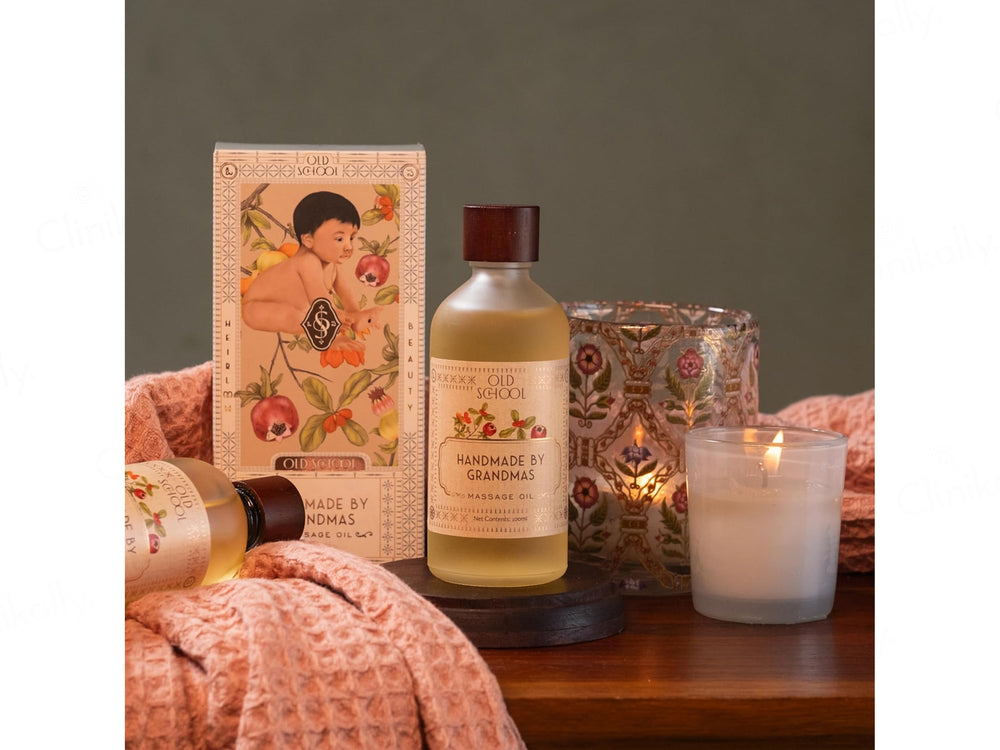 Old School Handmade By Grandmas Massage Oil