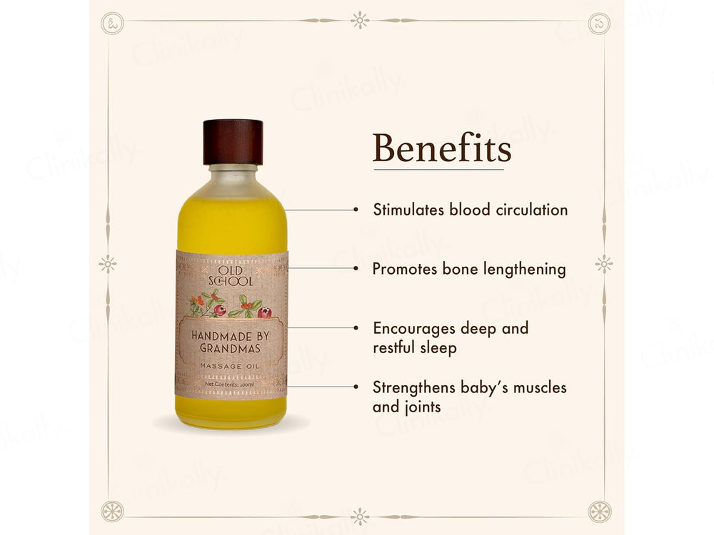 Old School Handmade By Grandmas Massage Oil