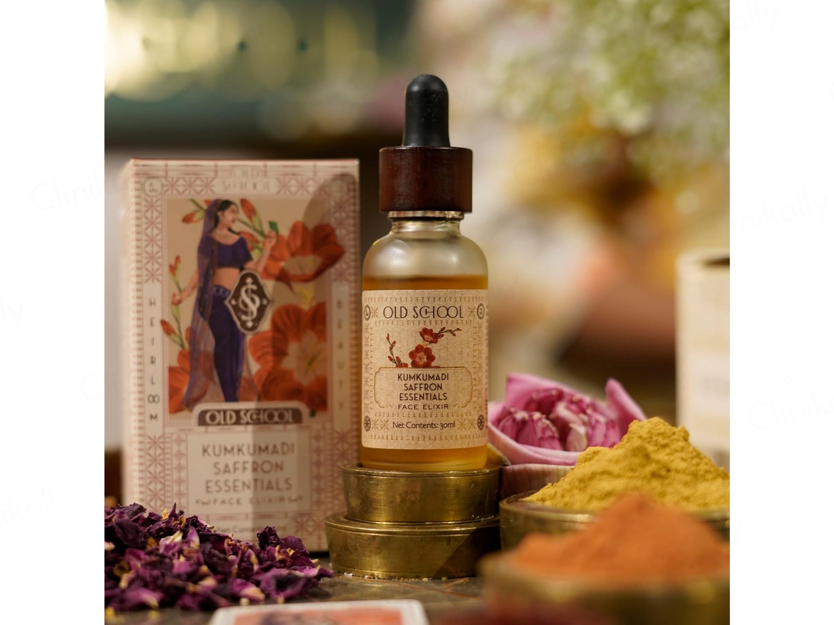 Old School Kumkumadi Saffron Essentials Face Elixir