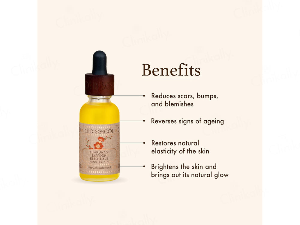 Old School Kumkumadi Saffron Essentials Face Elixir
