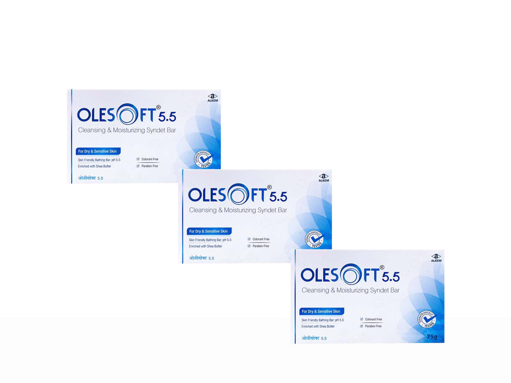 Olesoft 5.5 Cleansing & Moisturizing Syndet Bar