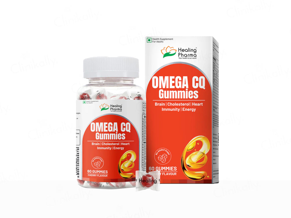 Omega CQ Gummies - Cherry Flavour