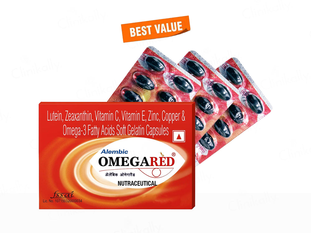 Omegared Nutraceutical Soft Gelatin Capsule
