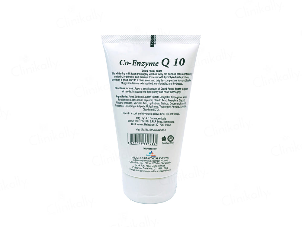 Ora Q Whitening Facial Foam