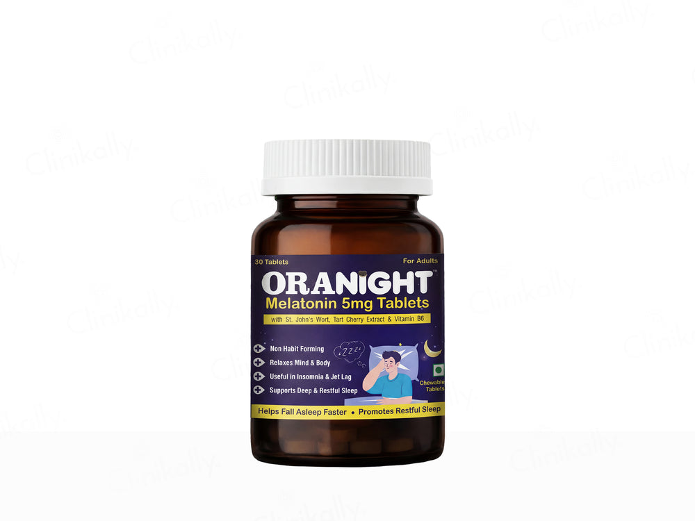 Oranight Melatonin 5mg Chewable Tablet