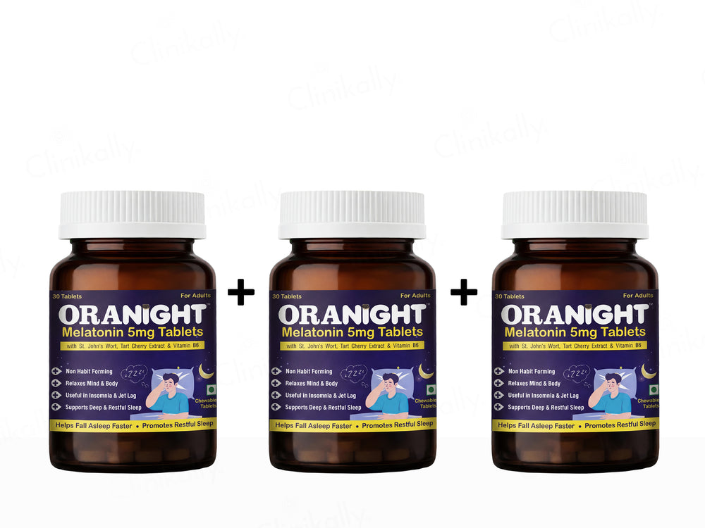 Oranight Melatonin 5mg Chewable Tablet