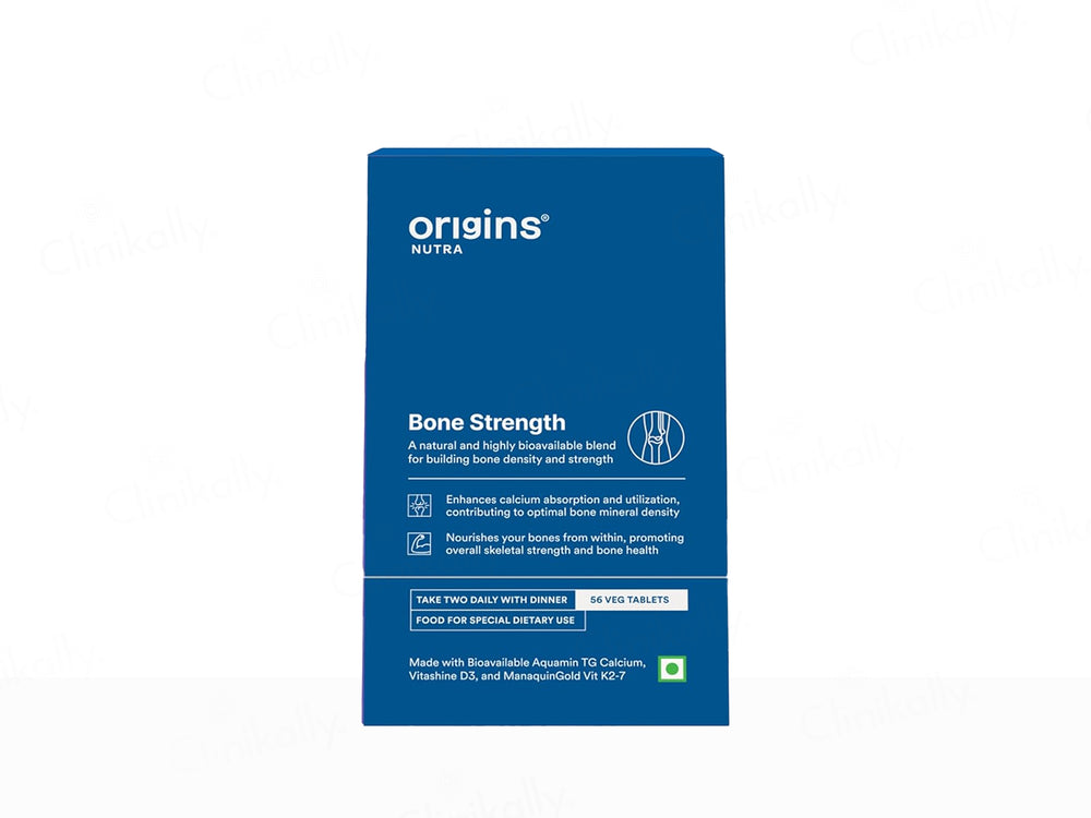 Origins Nutra Bone Strength Nutraceutical Veg Tablet