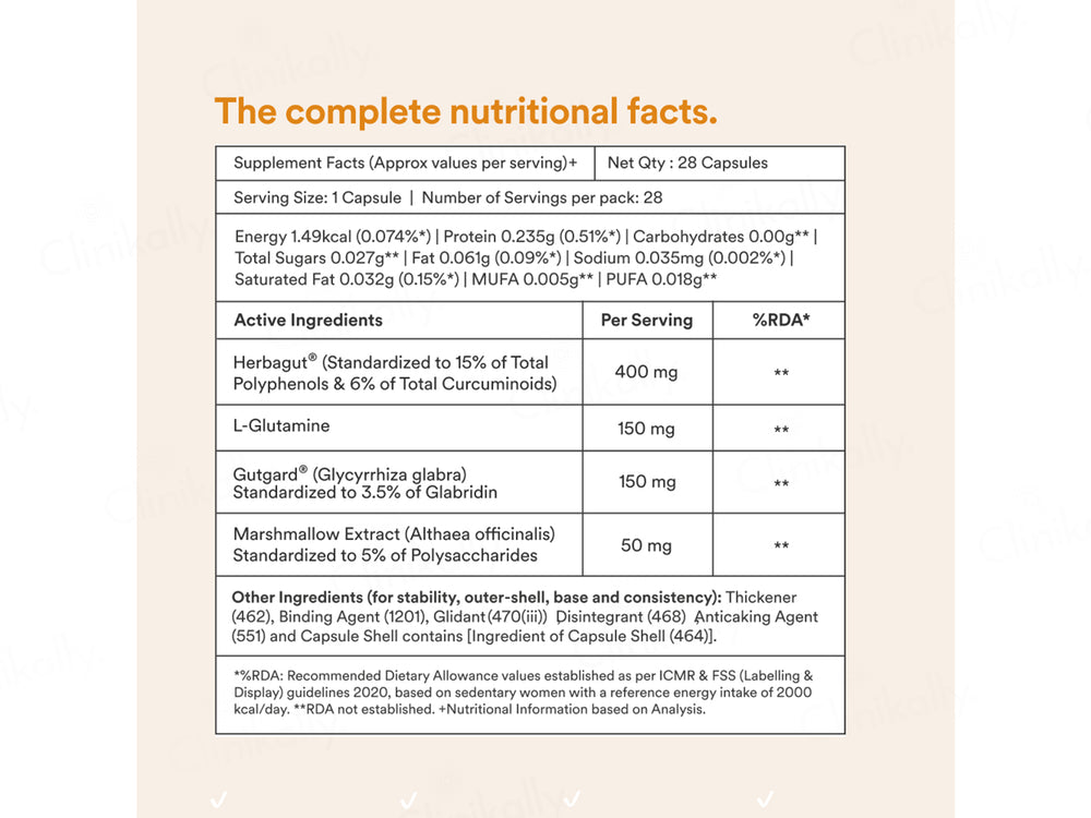 Origins Nutra Gut Restore Nutraceutical Veg Capsule