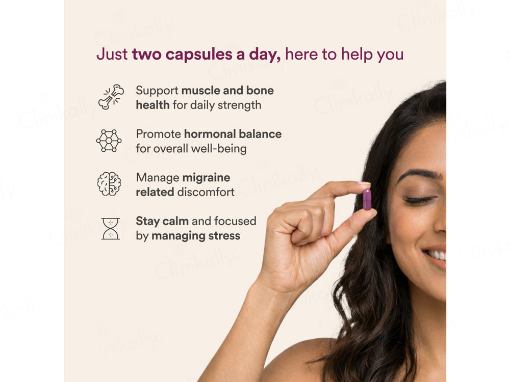 Origins Nutra Magnesium + D3 + K2 Health Supplement Capsule For Women