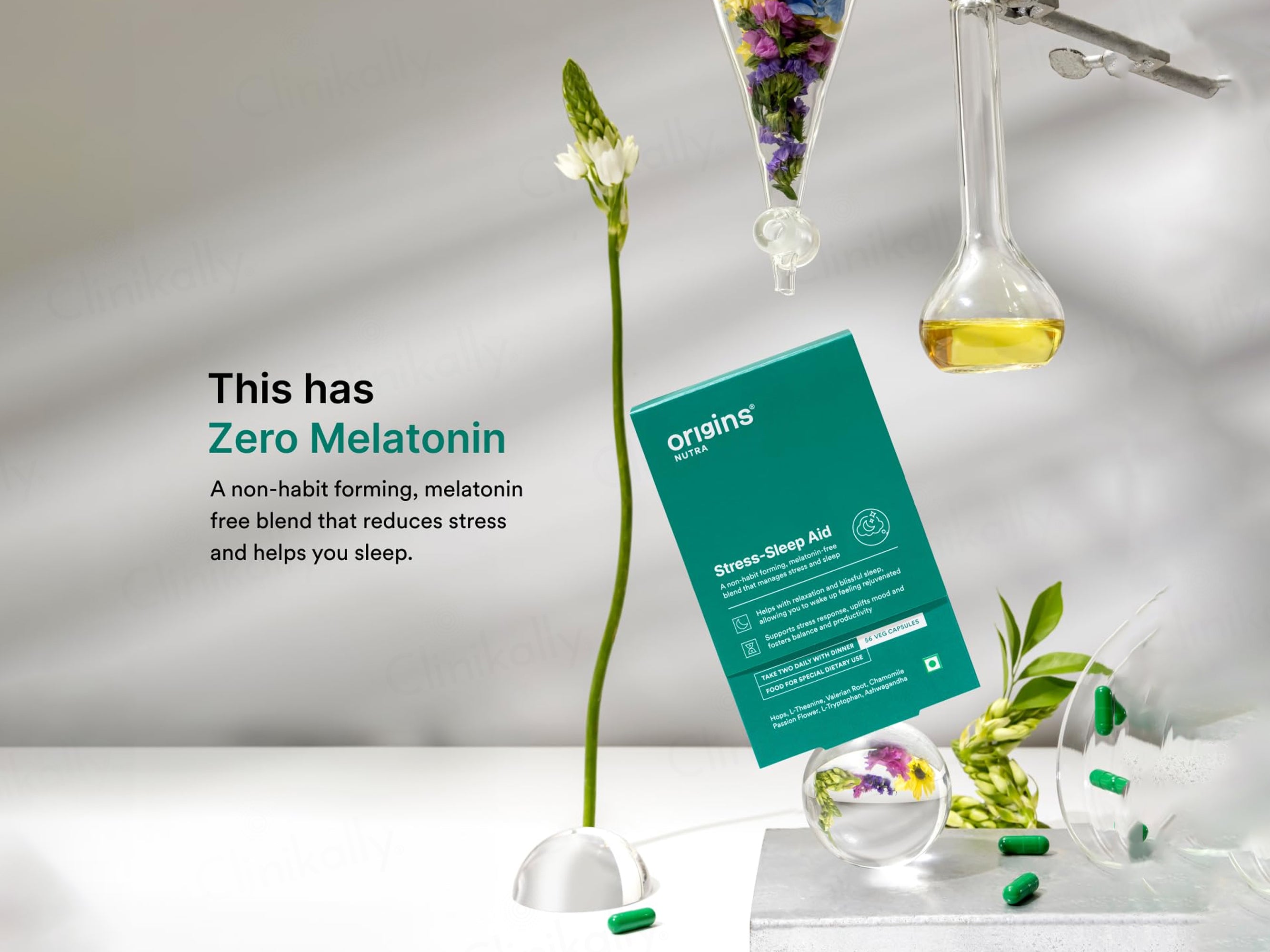 Origins Nutra Stress-Sleep Aid Nutraceutical Veg Capsule