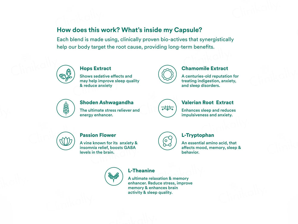 Origins Nutra Stress-Sleep Aid Nutraceutical Veg Capsule