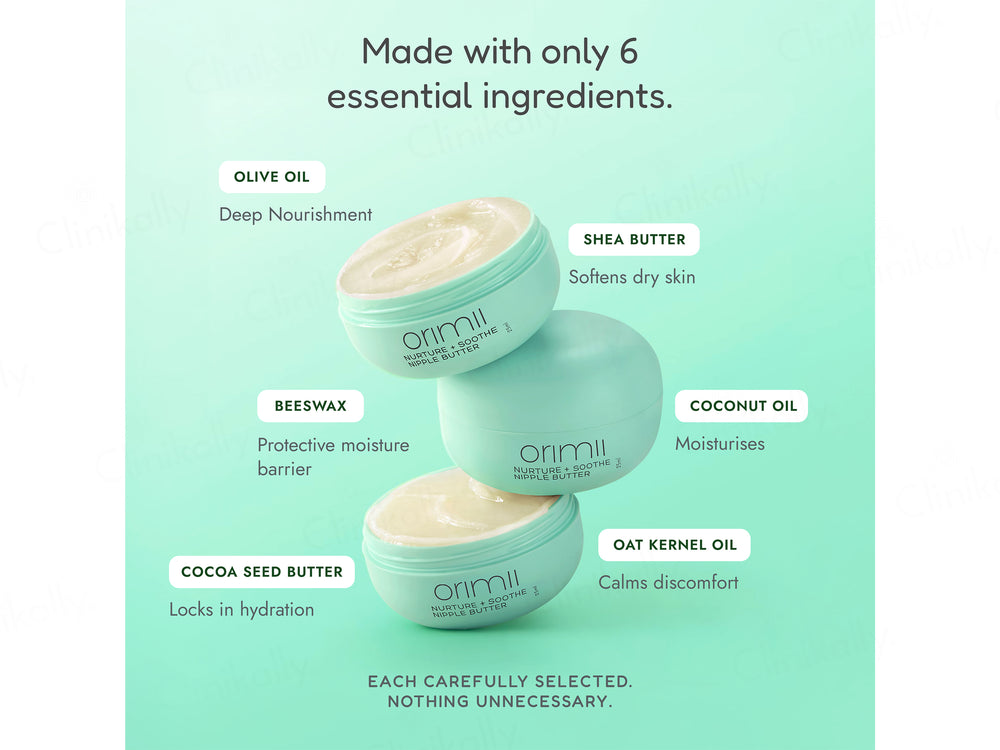 Orimii Nurture + Soothe Nipple Butter