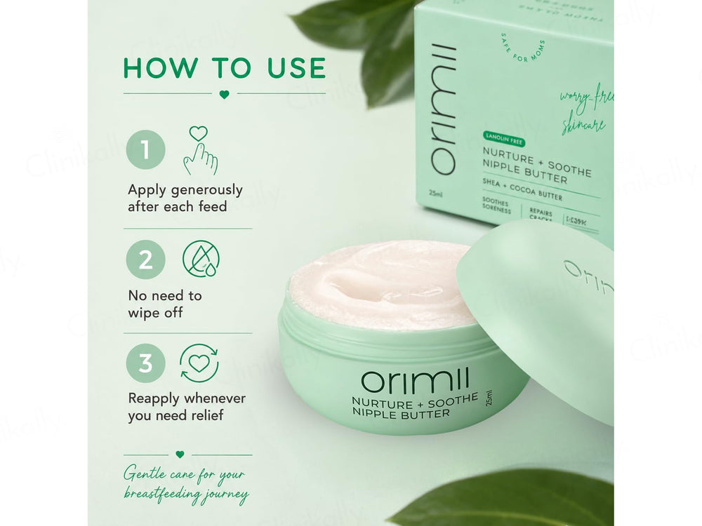 Orimii Nurture + Soothe Nipple Butter