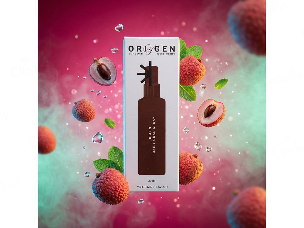 Oriygen Biotin Daily Oral Spray - Lychee Mint Flavour