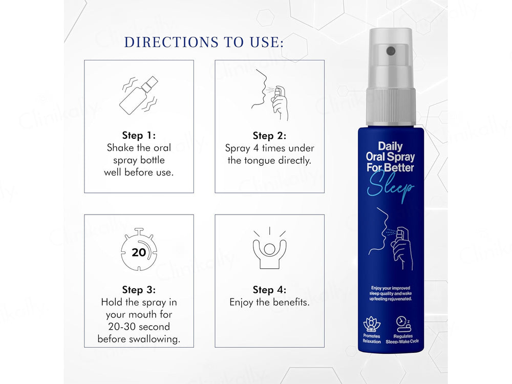 Oriygen Melatonin Daily Oral Spray - Cranberry Flavour