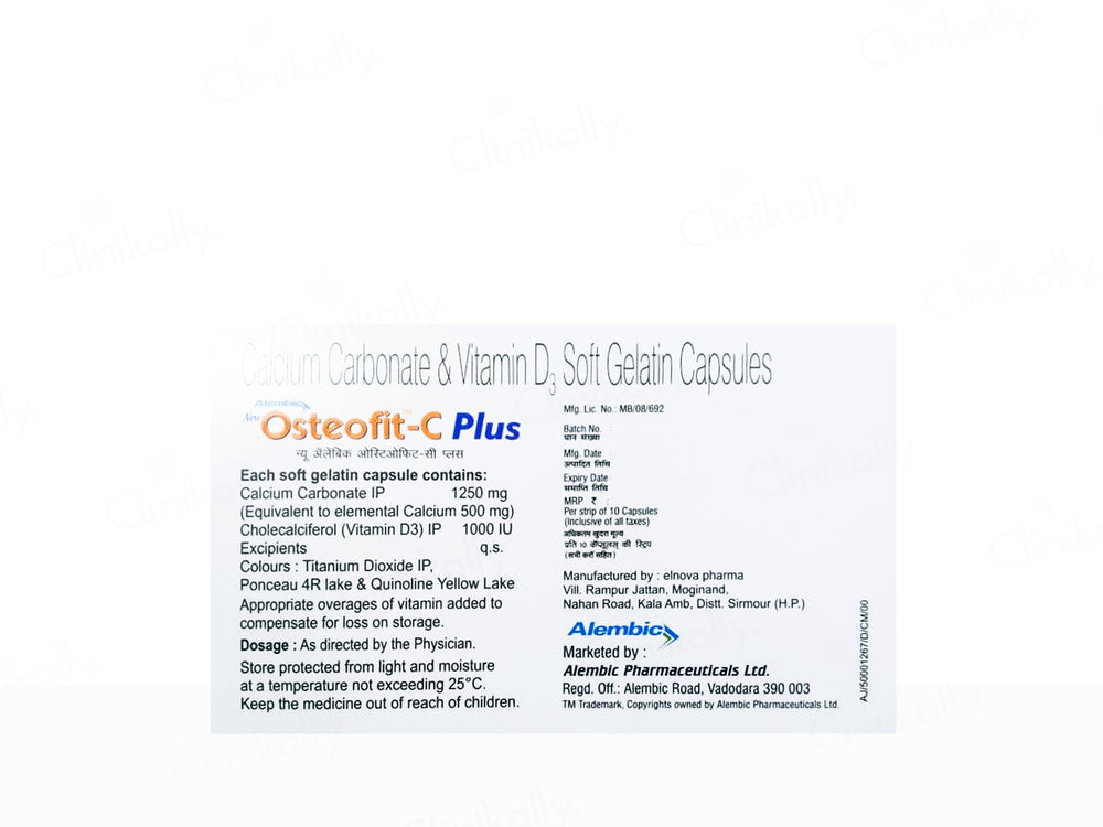 Osteofit-C Plus Soft Gelatin Capsule