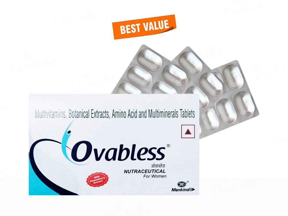 Ovabless Women Nutraceutical Tablet With Chasteberry Extract