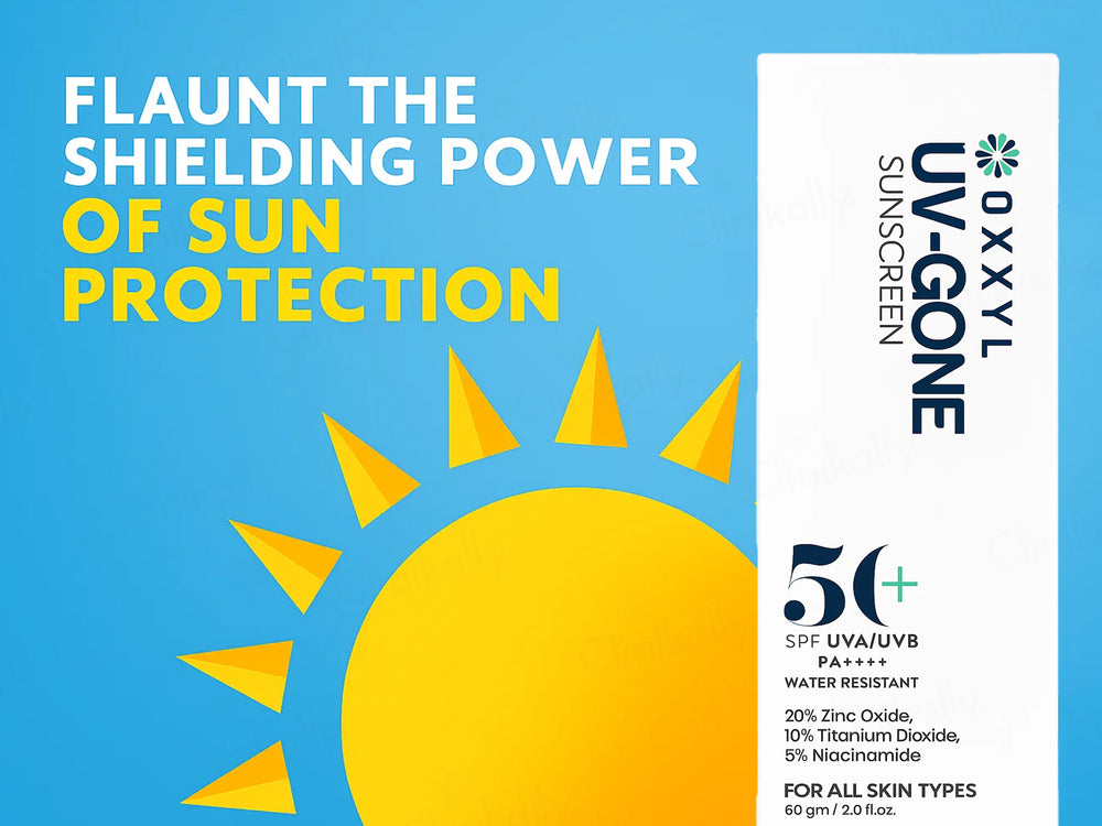 Oxxyl UV-Gone Water Resistant Sunscreen SPF 50+ PA++++