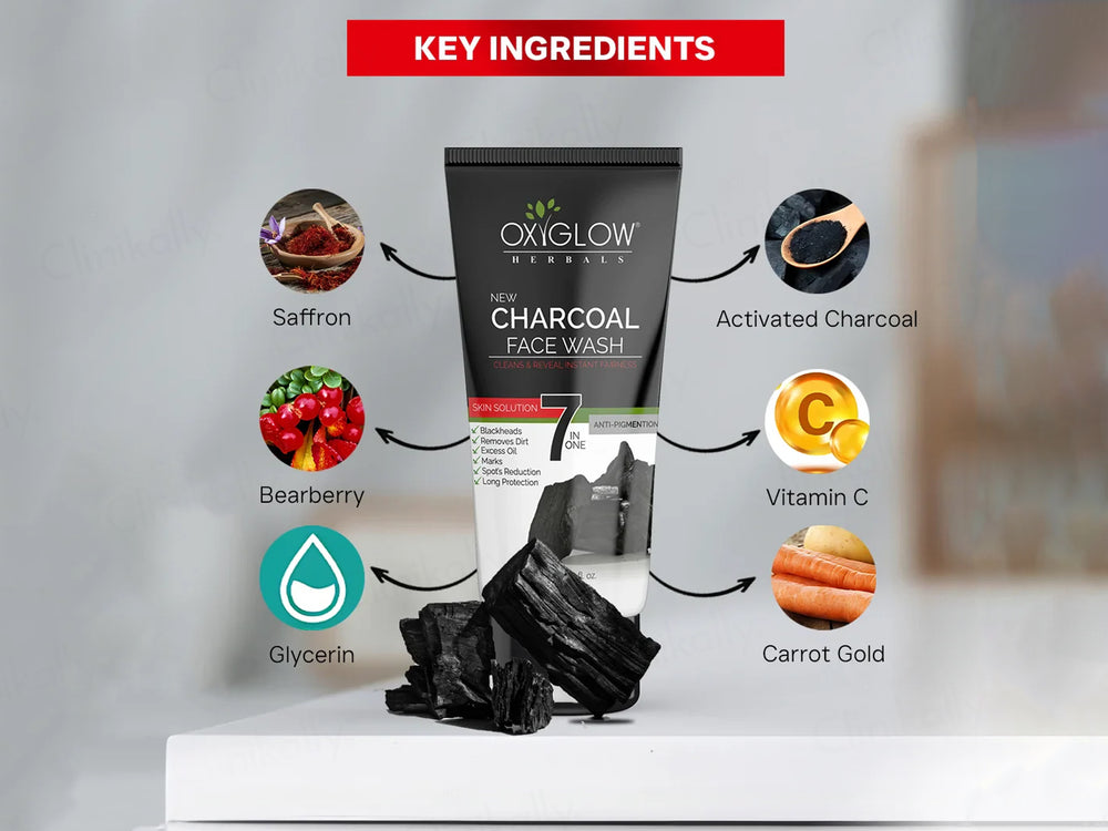 Oxyglow Charcoal Facewash