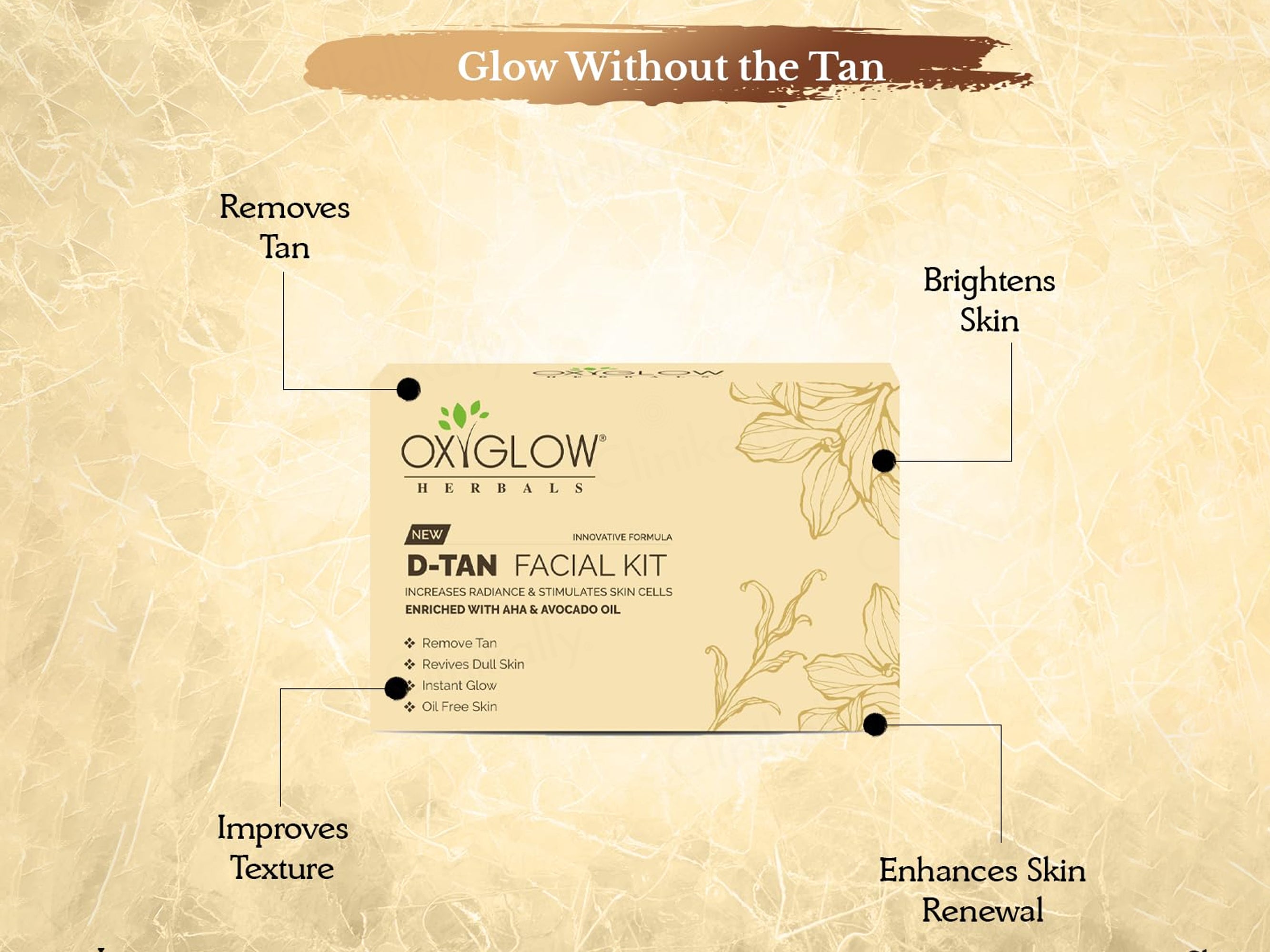 Oxyglow D-Tan Facial Kit