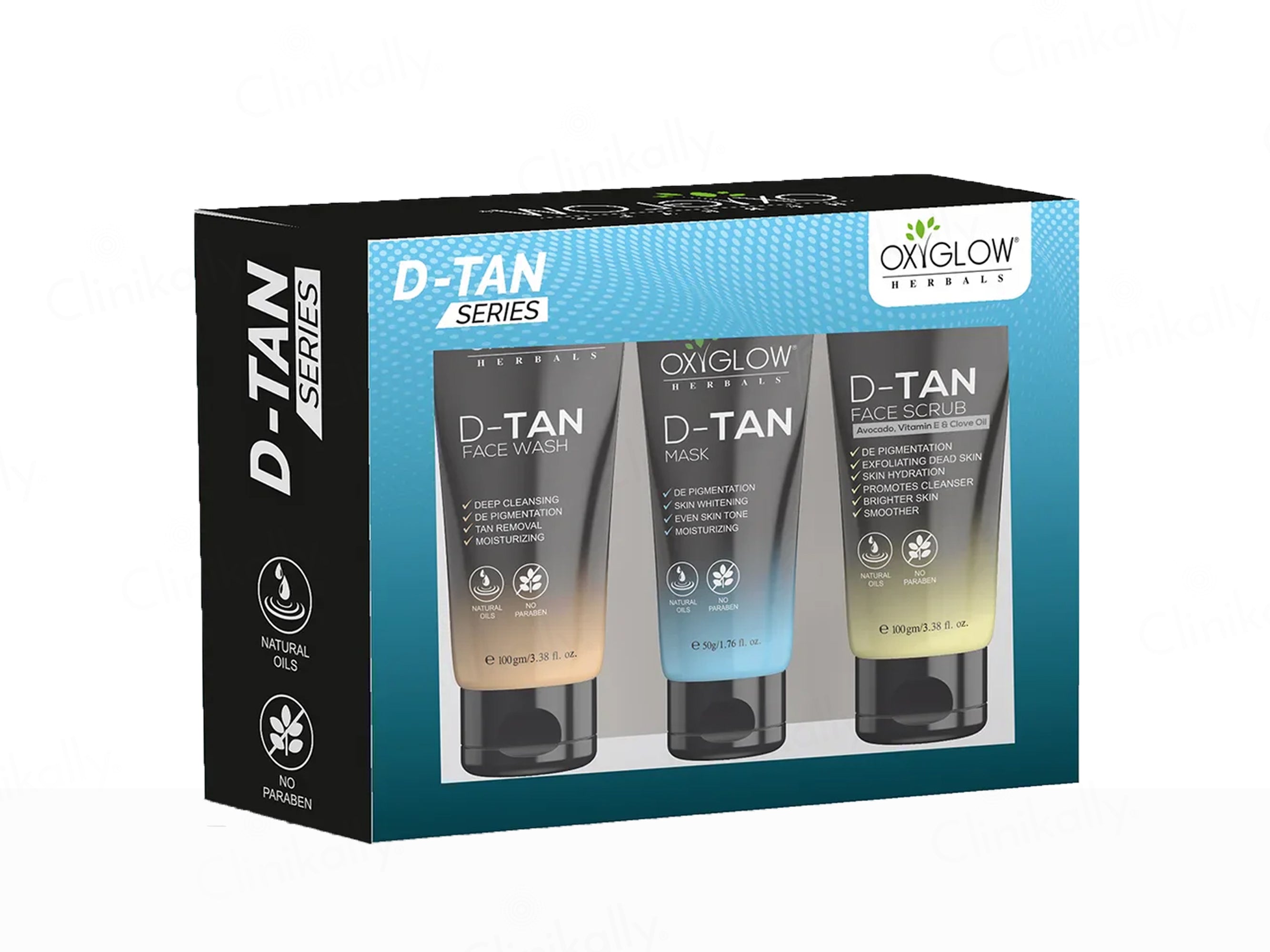 Oxyglow D-Tan Series Tan-Free Combo Kit