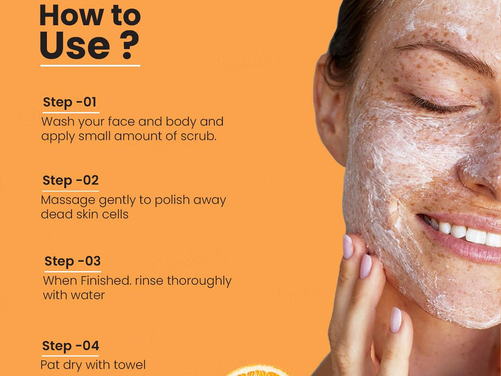 Oxyglow Vitamin C Face Scrub