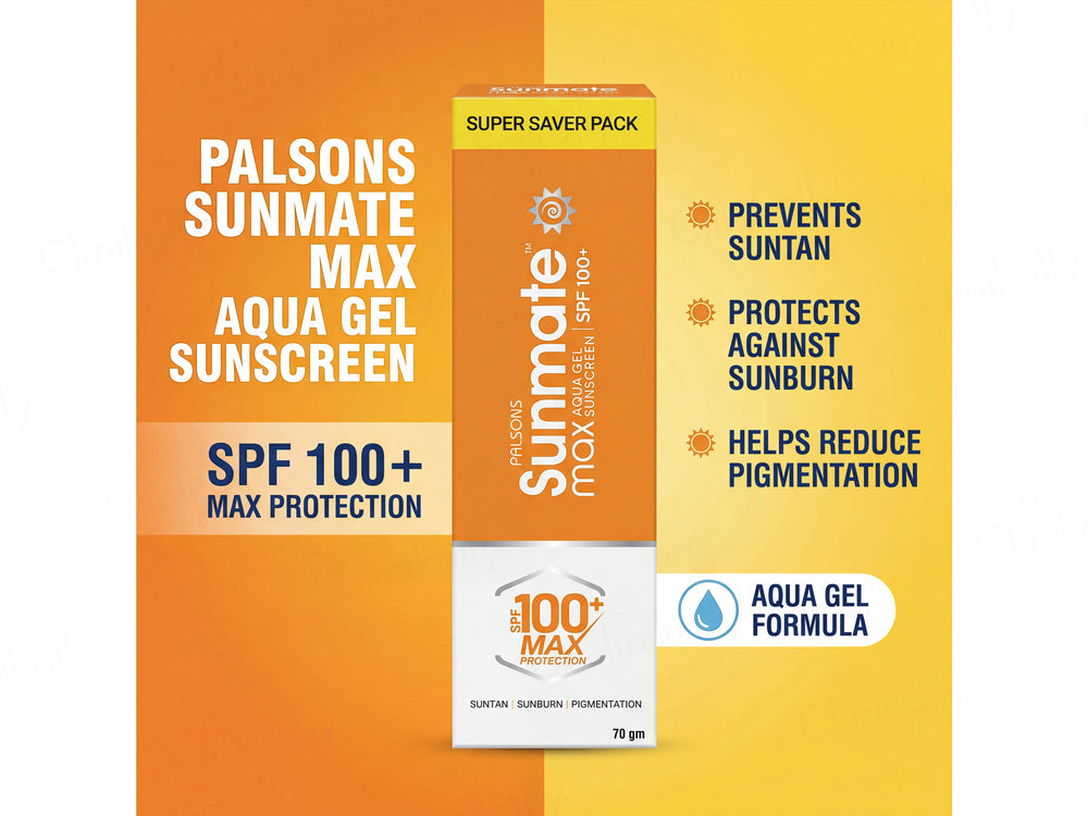 Palsons Sunmate Max Aqua Gel Sunscreen SPF 100+