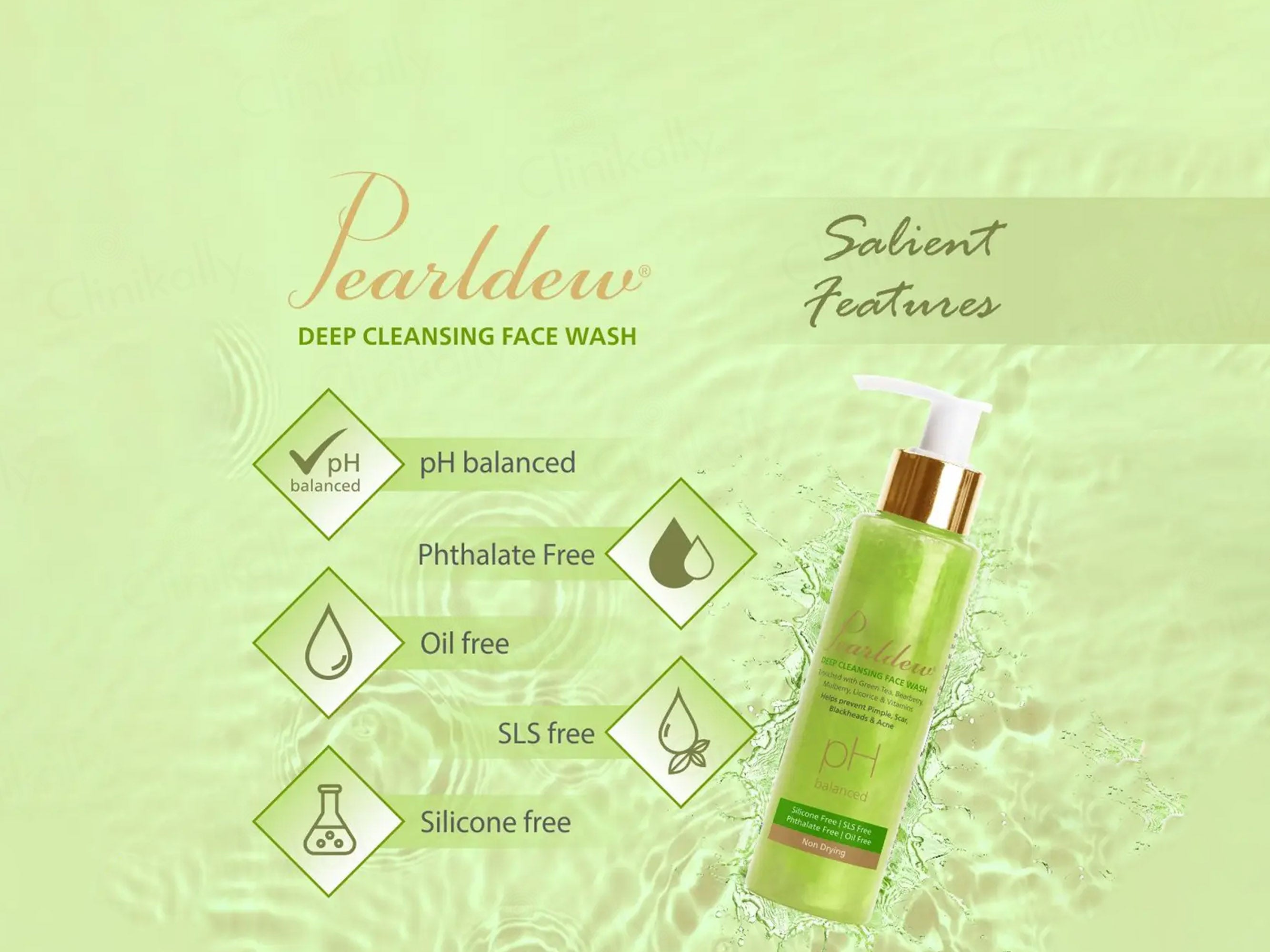 Buy Pearldew pH Balanced Deep Cleansing Face Wash Online at Best