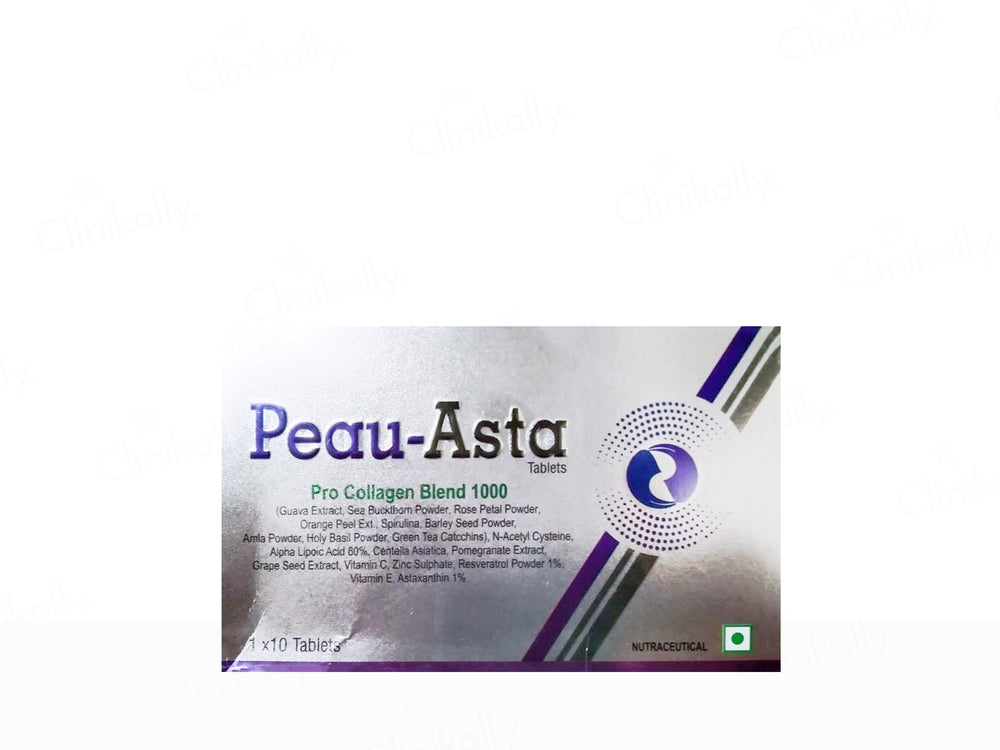 Peau-Asta Pro Collagen Blend 1000 Nutraceutical Tablet