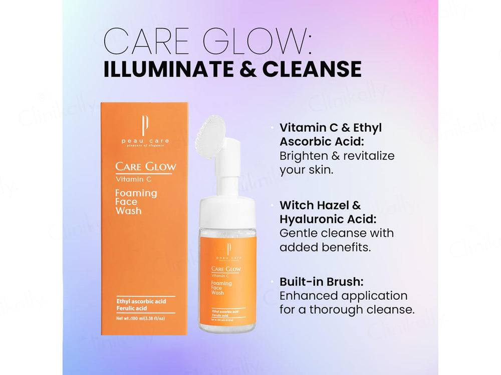 Peau Care Glow Vitamin C Foaming Face Wash