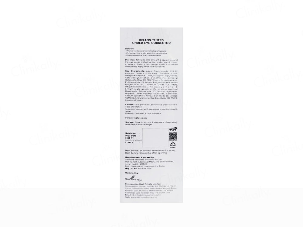 Peltos Tinted Under Eye Corrector