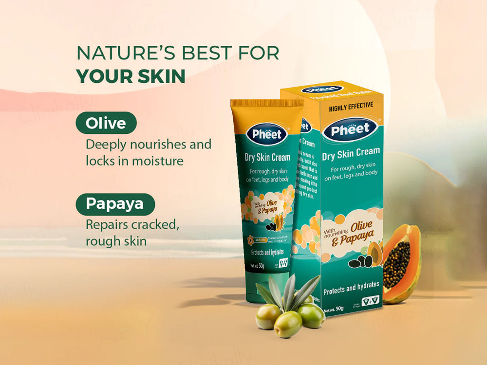 Pheet Dry Skin Cream With Olive & Papaya