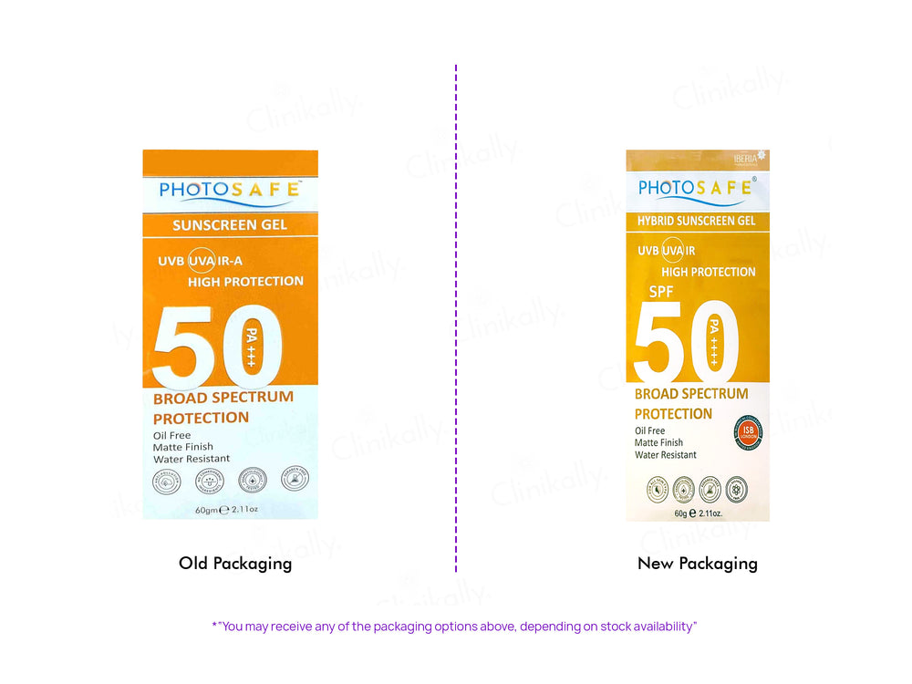 Photosafe Hybrid Broad Spectrum Sunscreen Gel SPF 50 PA++++