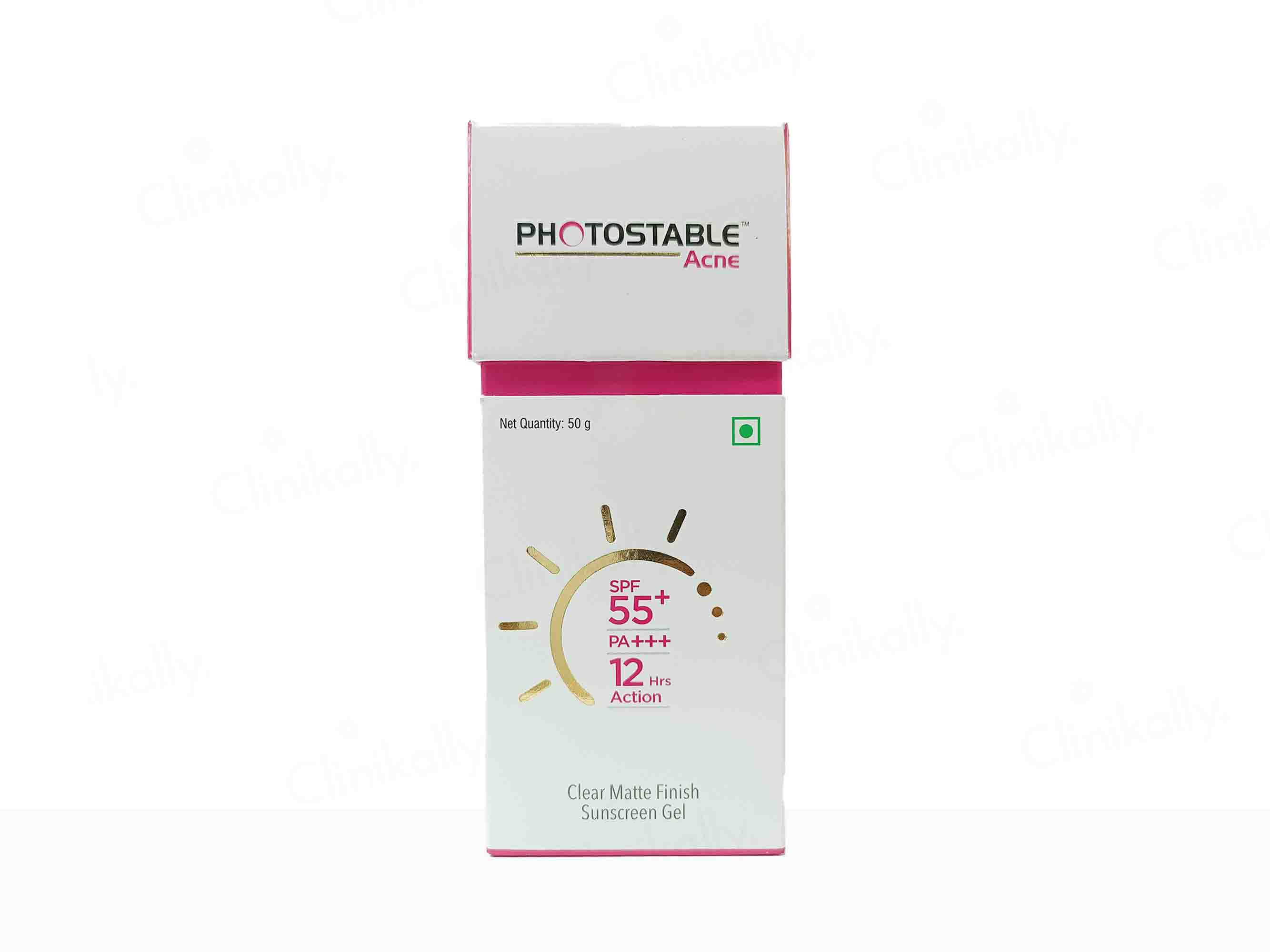 Photostable Acne Sunscreen Gel SPF 55+ PA+++ - Clinikally