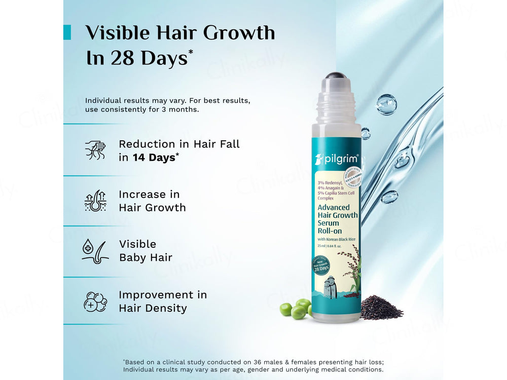 Pilgrim Advanced Hair Growth Serum Roll-On