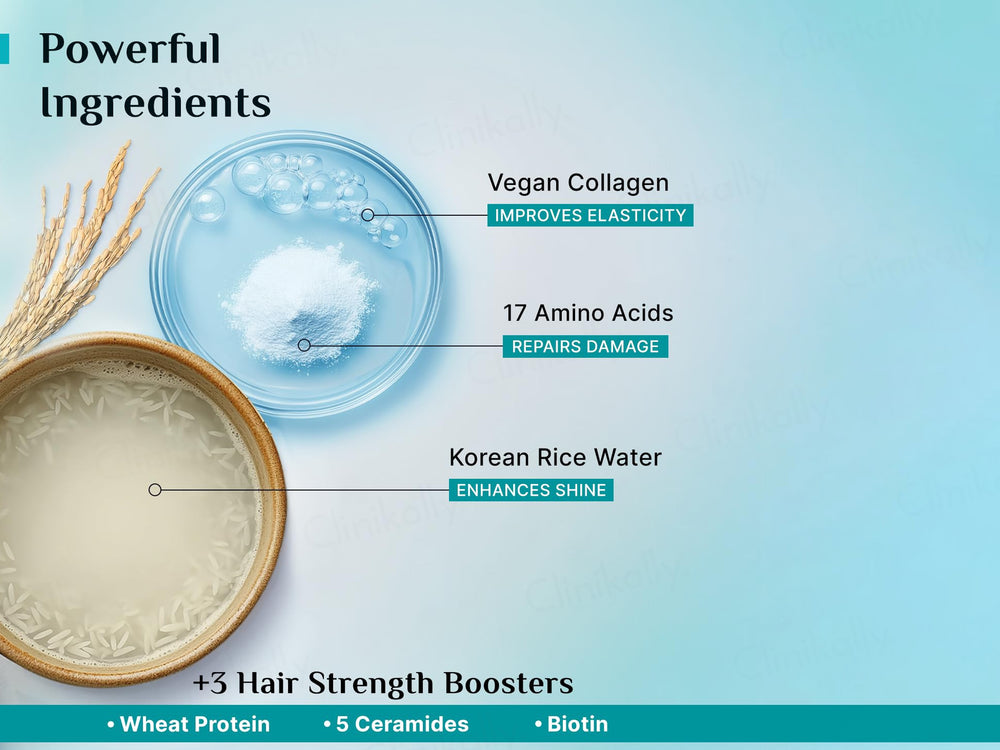 Pilgrim Korean Rice Water & Collagen Advanced Damaged Repair Hair Mask