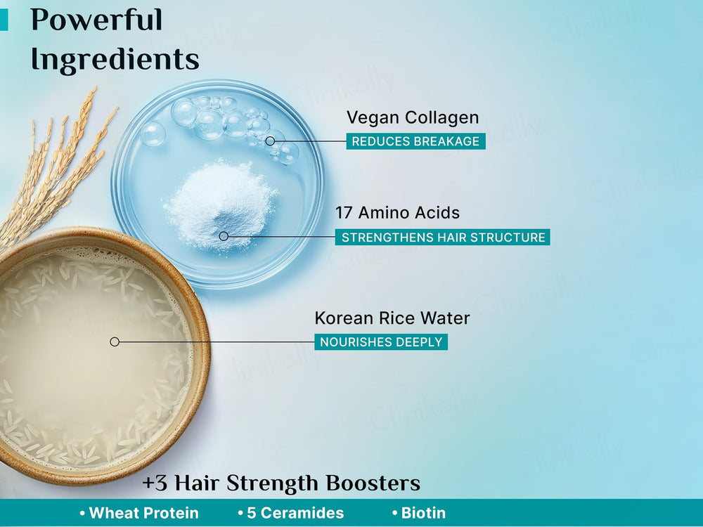 Pilgrim Korean Rice Water & Collagen Advanced Damaged Repair Shampoo