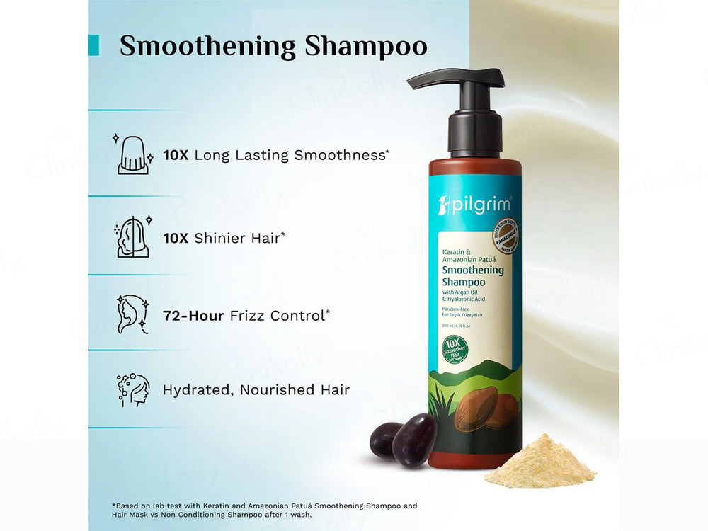 Pilgrim Patuá & Keratin Smoothening Shampoo