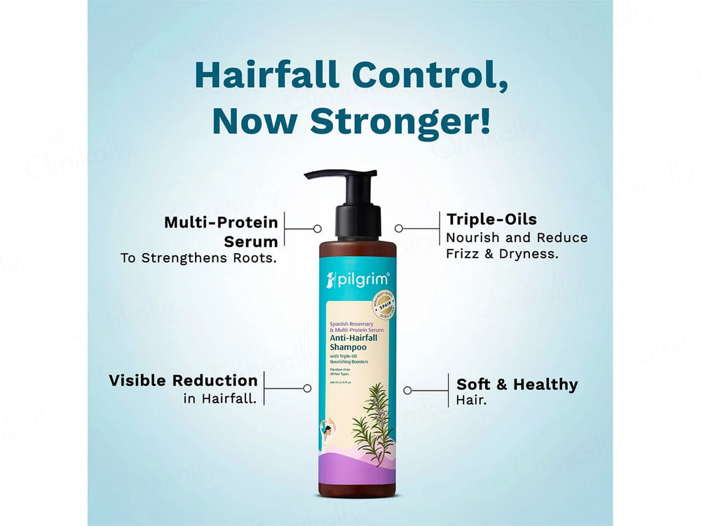 Pilgrim Spanish Rosemary & Biotin Anti-Hairfall Shampoo