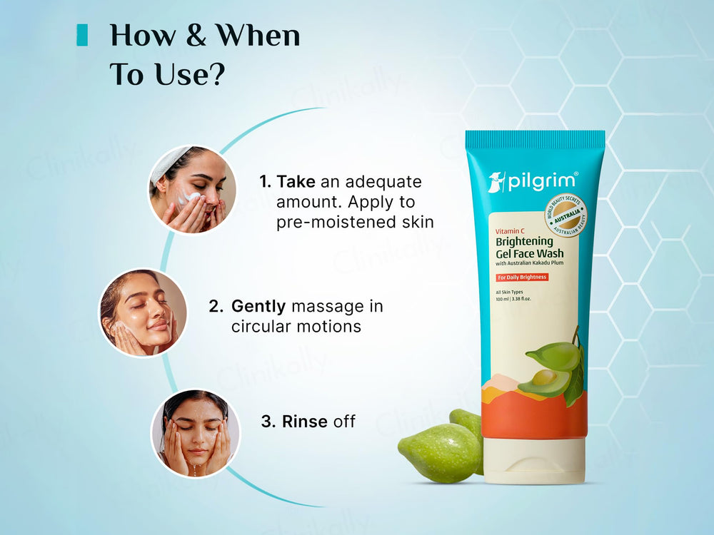 Pilgrim Vitamin C Brightening Gel Face Wash