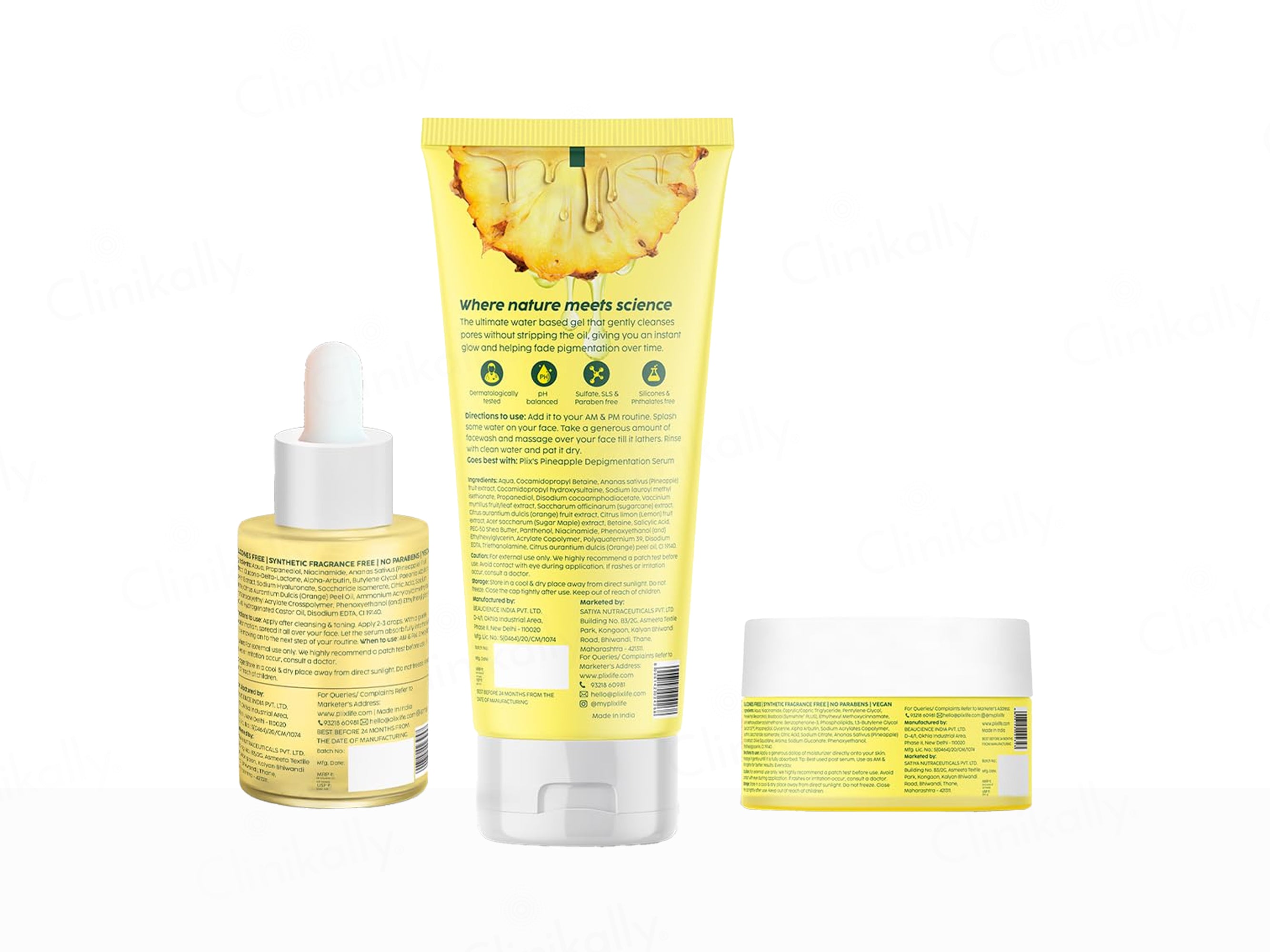 Plix Pineapple De-Pigmentation Trio Kit